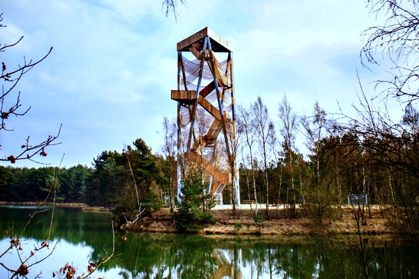 Uitkijktoren in het Bosland bij Lommel