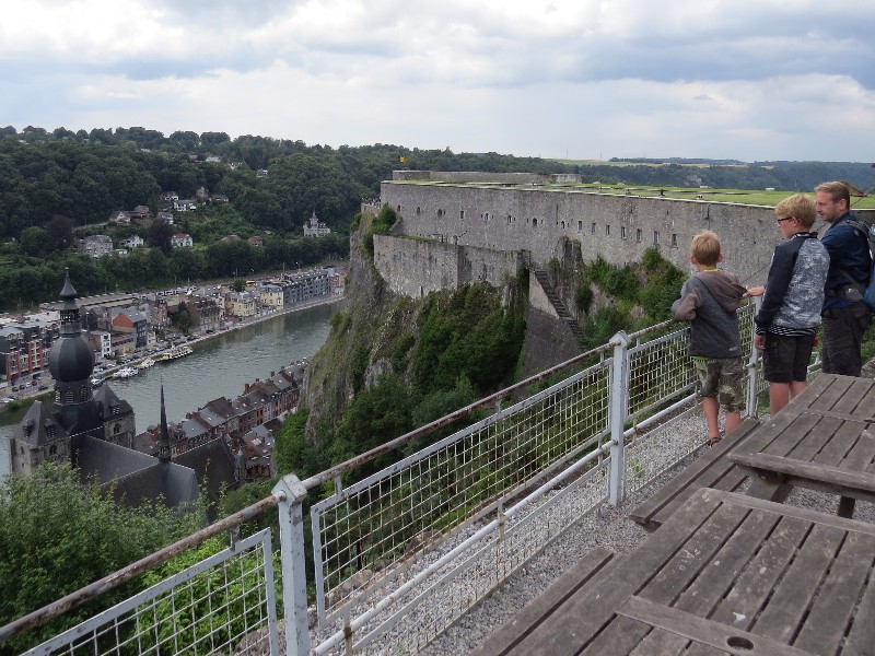 Uitzicht vanaf de citadel van Dinant