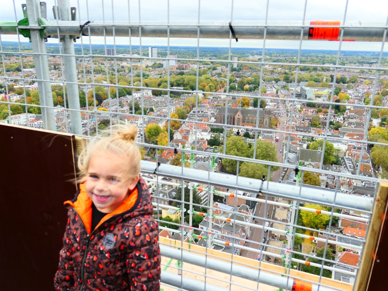 Gehaald! En wat een uitzicht hebben we vanaf de Domtoren!