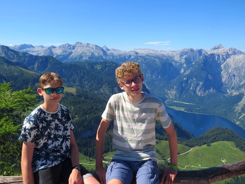 Uitzicht vanaf de Jenner op de Königssee