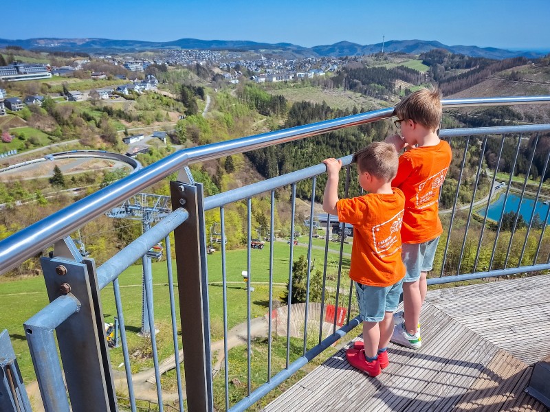 Uitzicht vanaf de panoramabrug