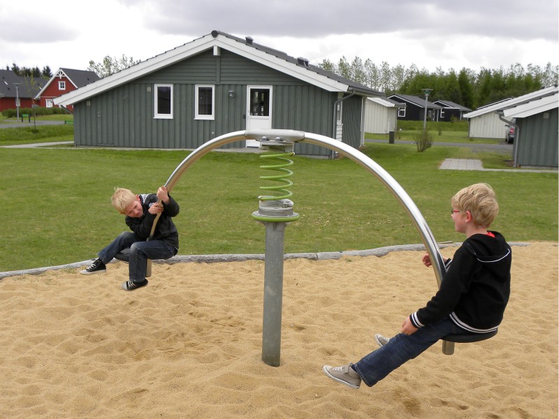 Leuk! Een speeltuintje bij het vakantiehuisje in Lalandia