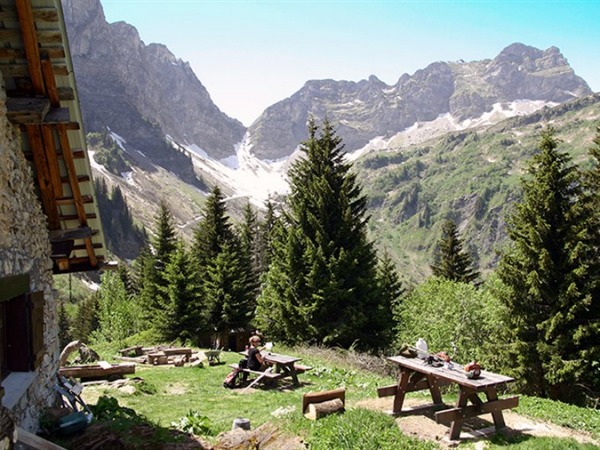 De prachtige Alpen bij Val Cenis