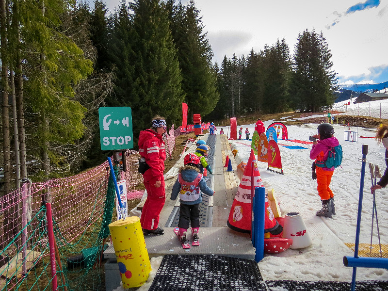 Skiles voor de kleine kinderen in Val d'Arly