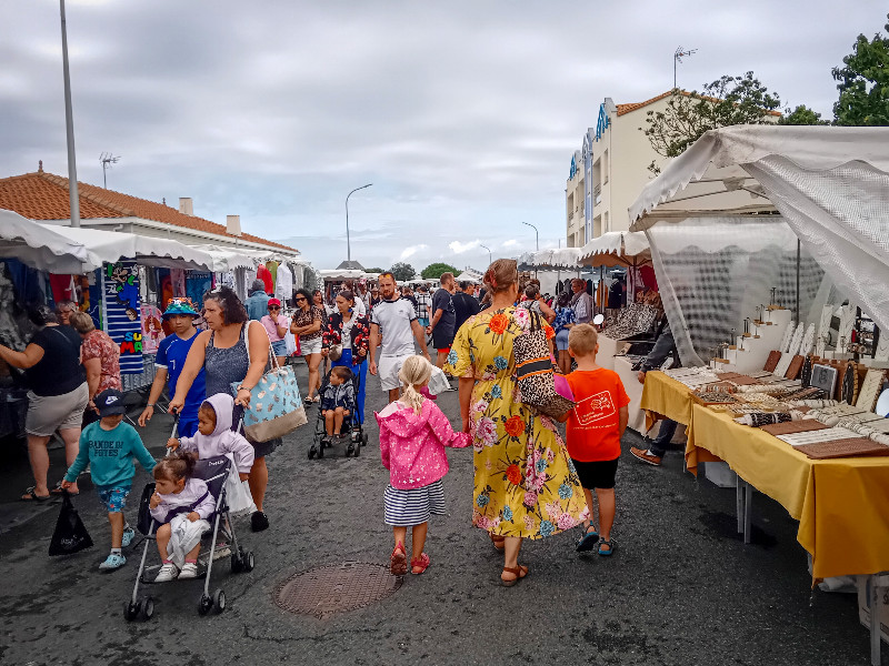 Lekker eten inkopen op de markt