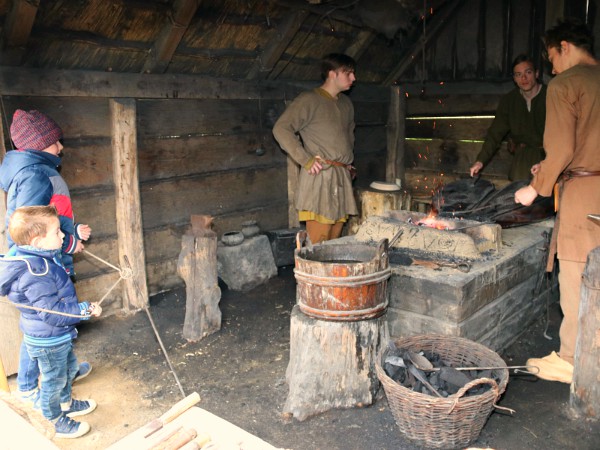 De smit bij het Vikingecenter Ribe