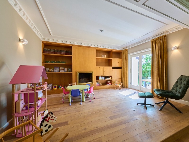 De speelkamer voor de kinderen in Villa Bosrijk