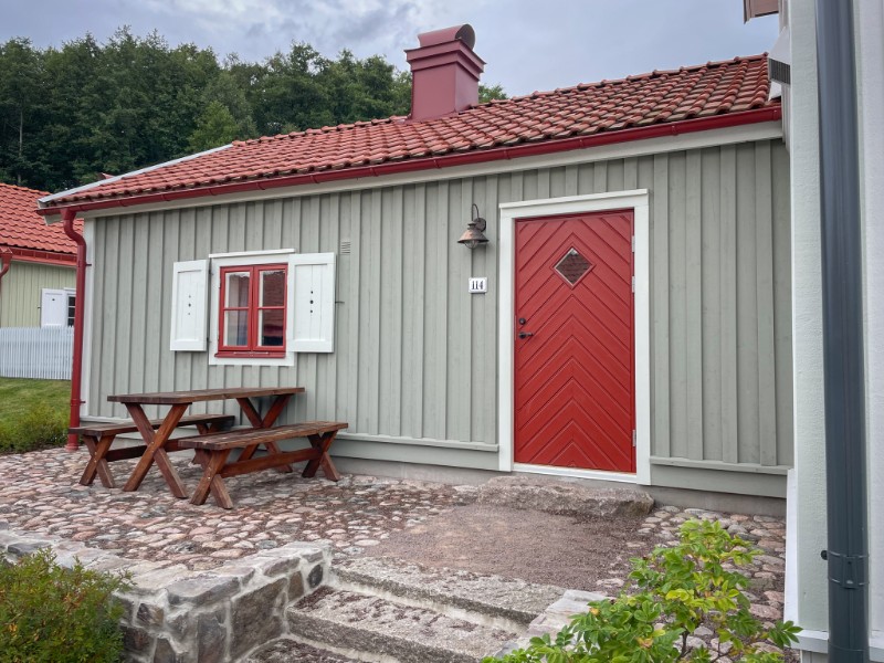 Ons vakantiehuisje in Lila Staden, Zweden