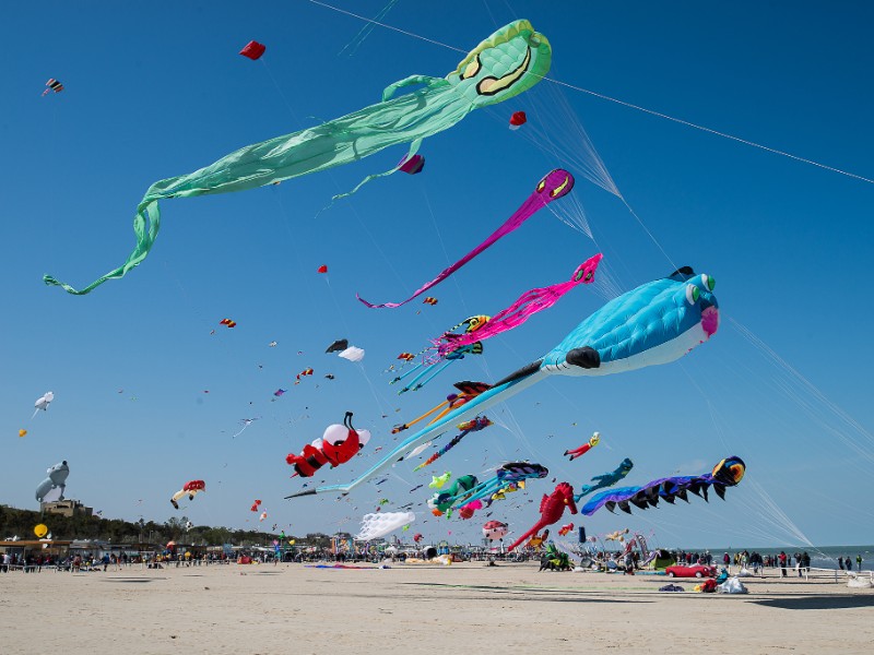 Het vliegerfestival in Cervia