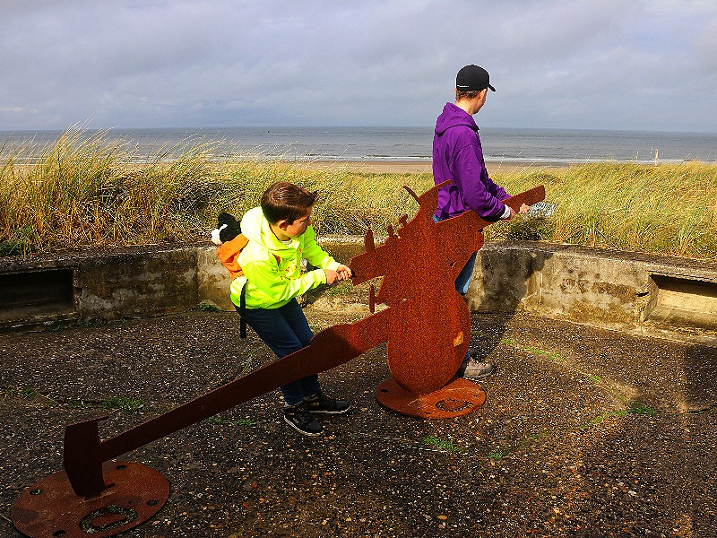 De bunkers in bij het Bunkermuseum!
