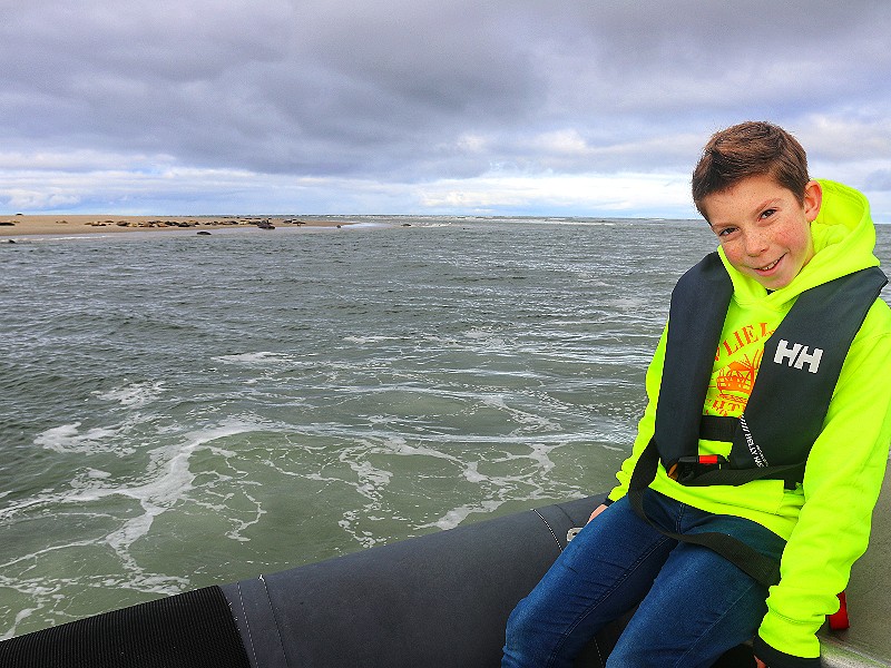 Naar de zeehonden met een stoere rubberboot!