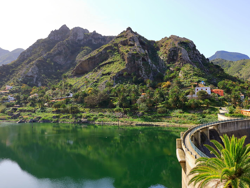 Uitzicht op de Valle Hermoso