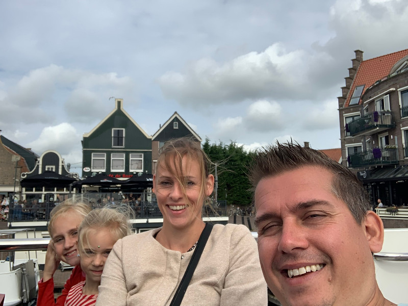Op de boot naar Marken