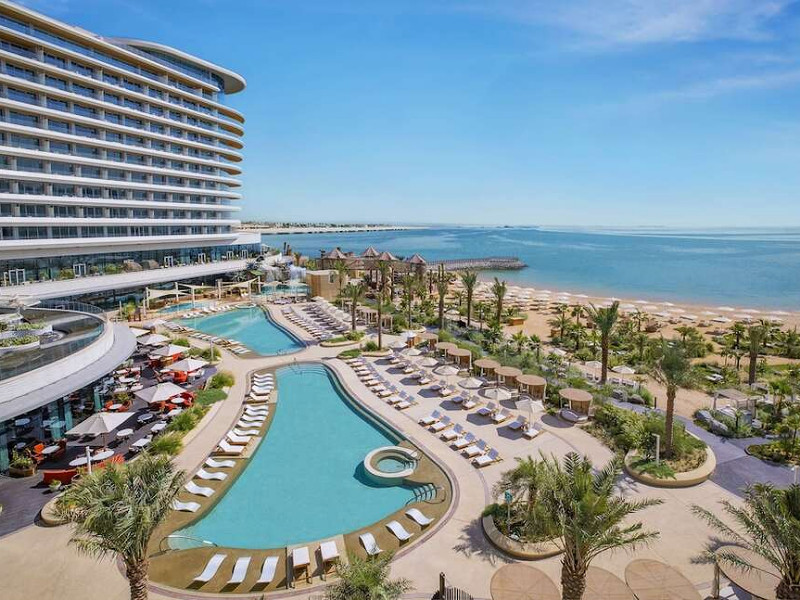 Het Waldorf hotel in Qatar heeft goede faciliteiten voor gezinnen