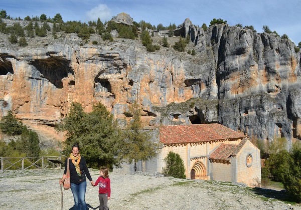 Wandelen in natuurpark Canon del Rio Lobos in Soria