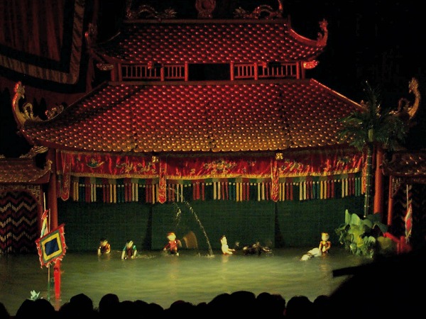 Waterpoppen theater in Hanoi