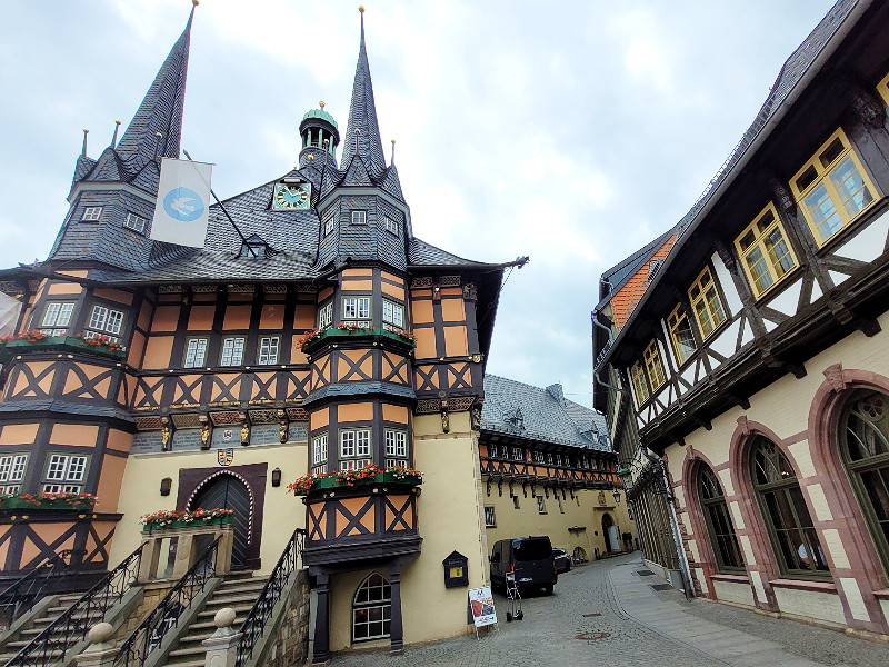 Het stadhuis van Wernigerode