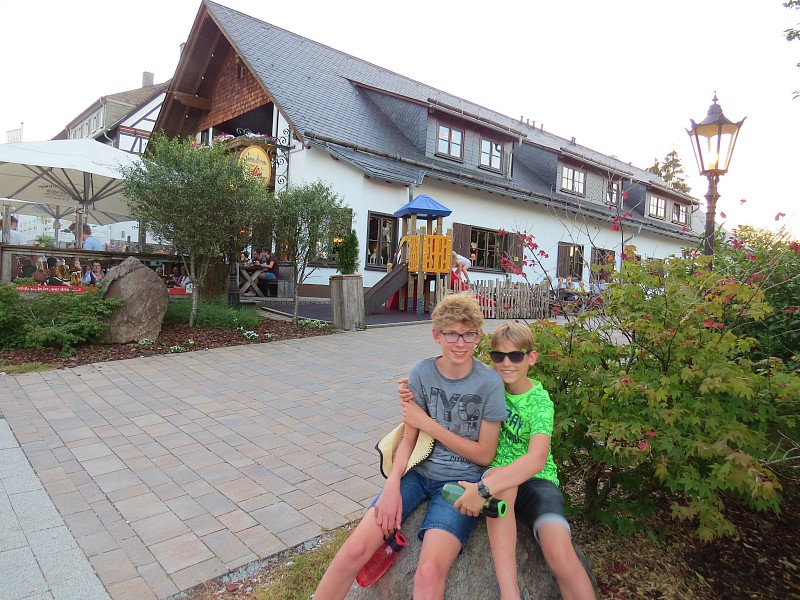 Zeb en Tycho in Winterberg