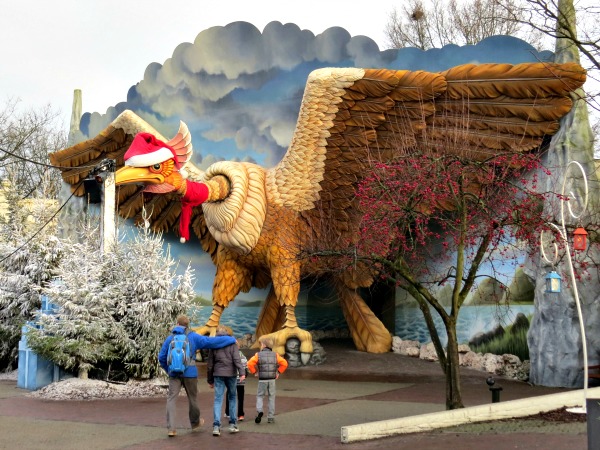 Vogelrok in de winterefteling