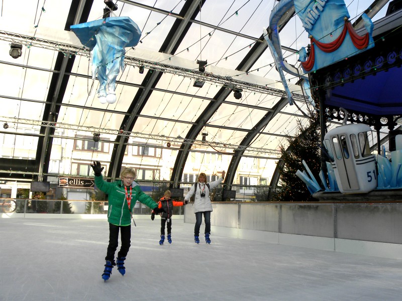 Schaatsen bij Winterijs Oostende
