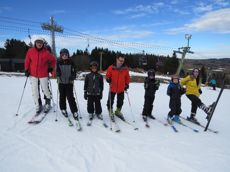 Skiën met onze vrienden en vriendjes