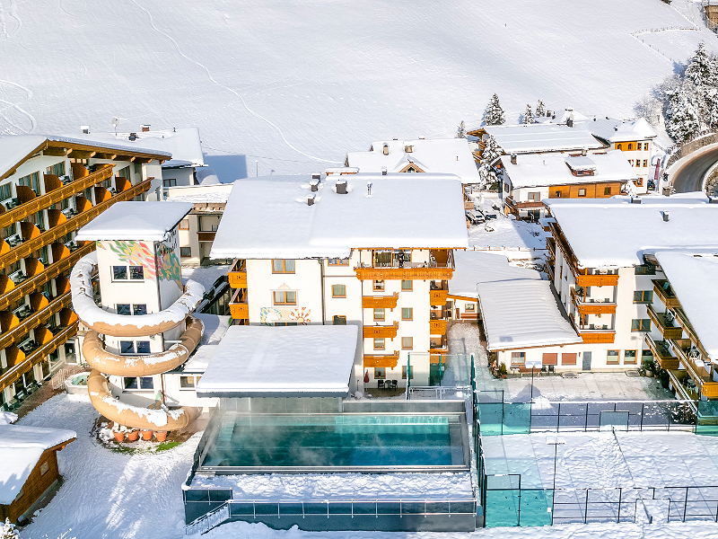 Familiehotel Alpenhof in winterse sferen