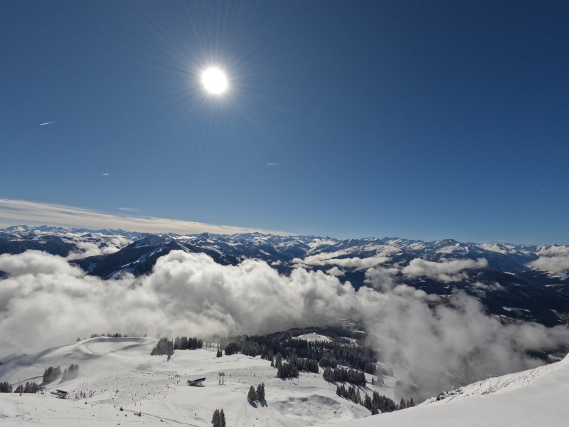 De Hohe Salve, een van de mooiste uitzichtpunten van het skigebied