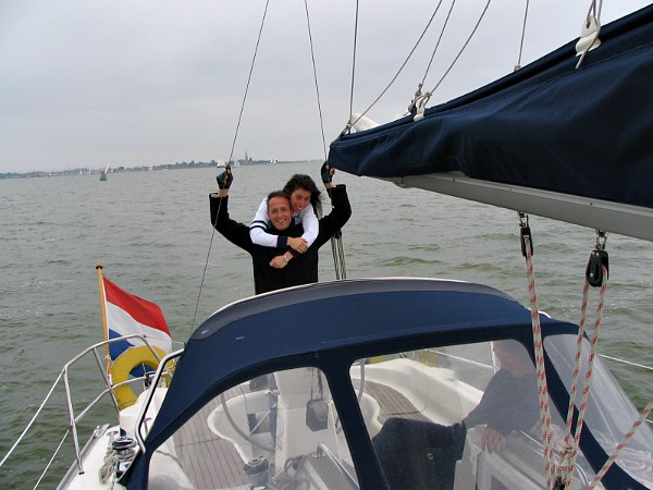 Eén van onze vele zeilvakanties, zowel in Nederland als daarbuiten