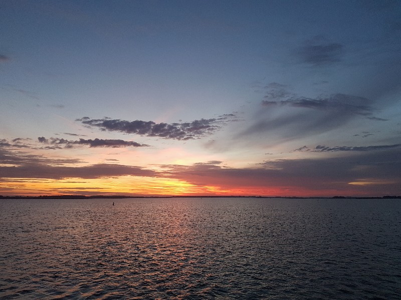 Een prachtige zonsondergang