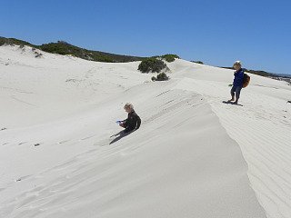 Rennen in de duinen bij De Hoop