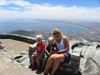 Uitzicht op de Tafelberg
