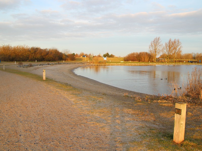 Het strandje bij de Vooroever aan het IJsselmeer