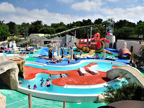 Waterpark bij Le Clarys Plage