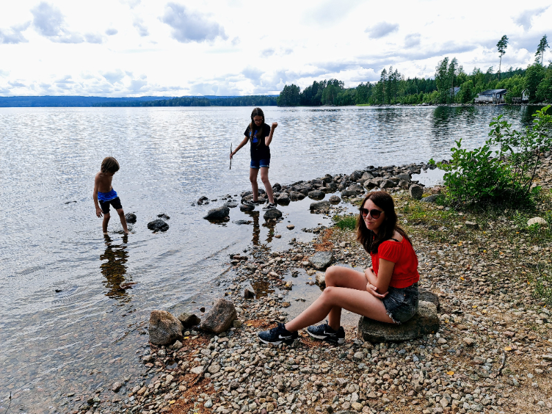 Een van de vele meertjes in Zweeds Lapland