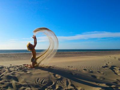 De winnaar: Zon, zee, zand en wind zorgen voor een mooi moment